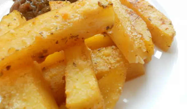 Запечённый картофель по-гречески с лимоном и чесноком