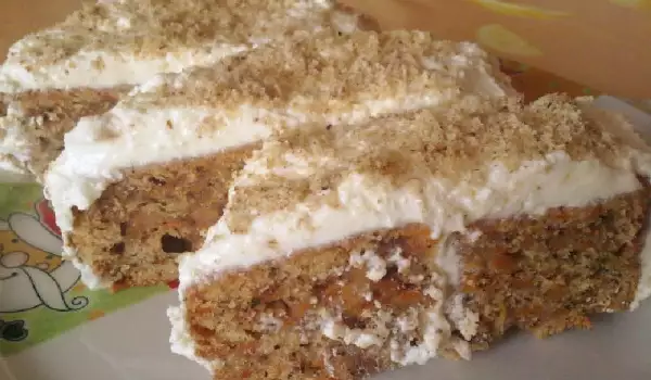 Морковный корж для торта