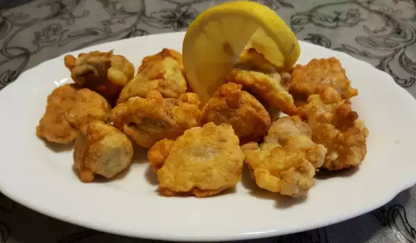 Панированный мозг ягненка