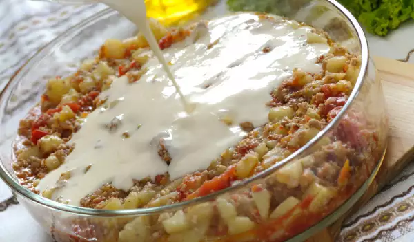 Заливка для мусаки