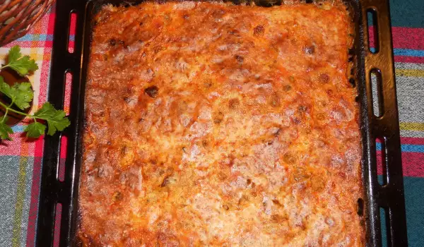 Вкусная мусака из квашеной капусты
