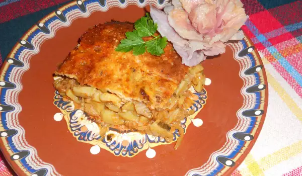 Вкусная мусака из квашеной капусты
