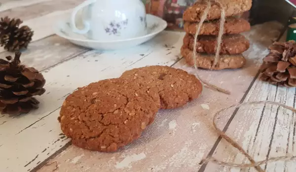 Овсяное печенье с шоколадом и кокосовой стружкой