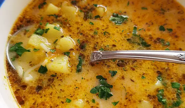 Обычный картофельный суп
