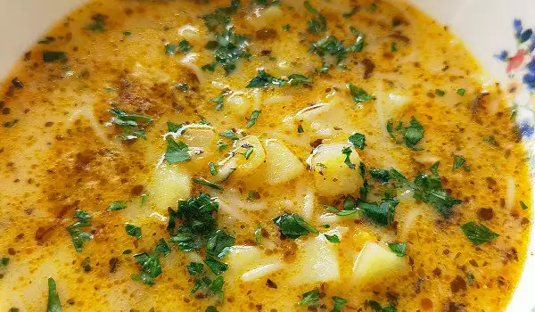 Обычный картофельный суп