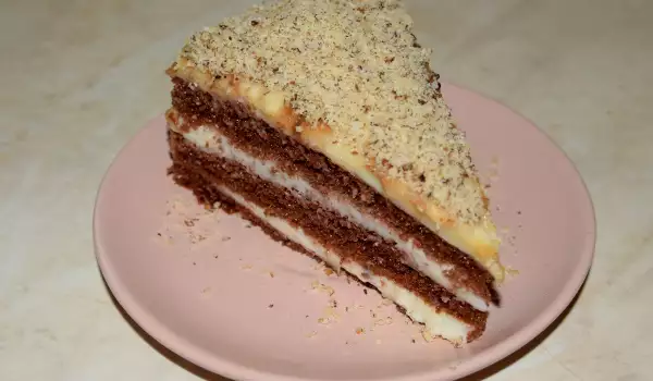 Невероятный ореховый торт с сыром Маскарпоне