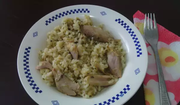 Рис с курицей