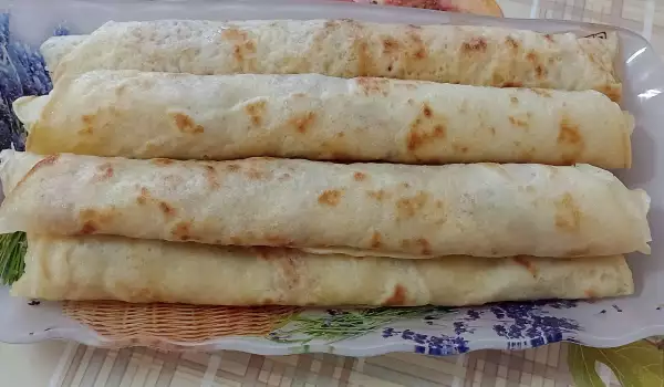 Блины с яйцами