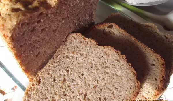 Цельнозерновой хлеб с овсяными отрубями в хлебопечке
