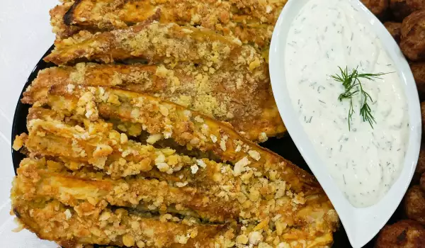 Баклажаны в панировке в духовке