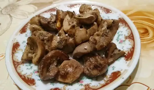 Жареные почки ягненка