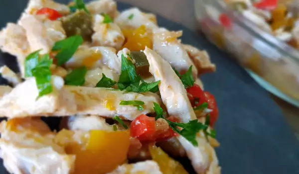 Жареные жульены из цыпленка