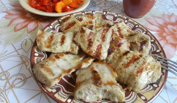 Маринованная свинина на гриле