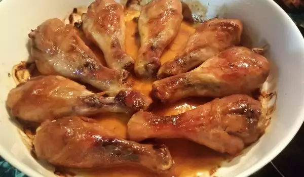 Печеные маринованные ножки-гриль