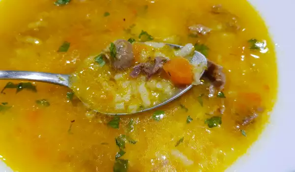 Утиный суп с рисом