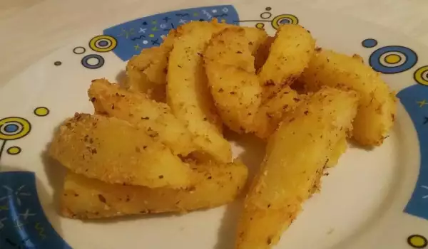 Запеченный хрустящий картофель