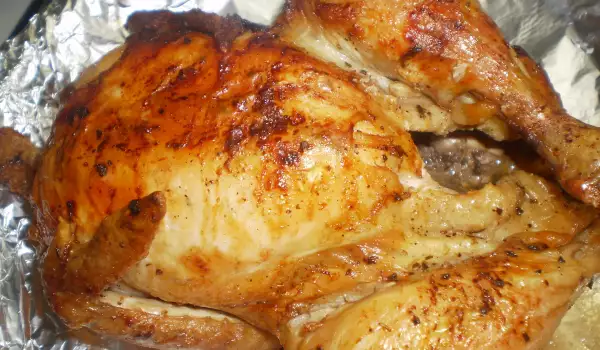 Хрустящая курица в духовке