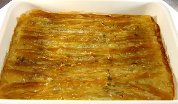 Тюл перде татласы - турецкий пирог с сиропом