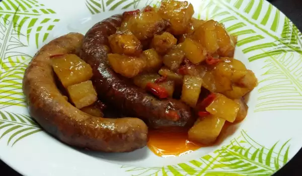 Острый картофель и чоризо