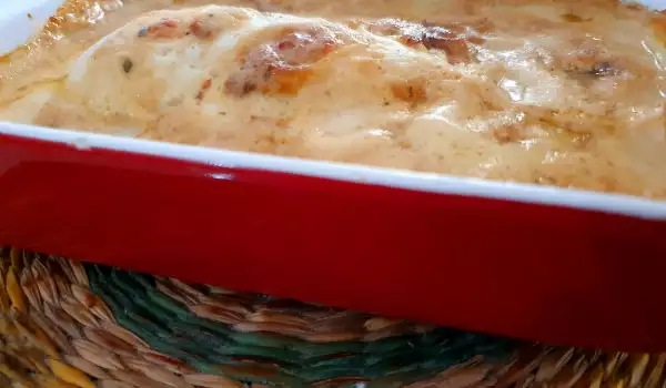 Куриное филе с грибами и сливочным соусом