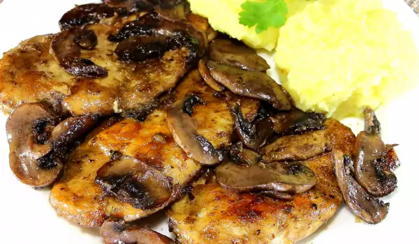 Курица в соусе Марсала (Классический рецепт из Марсалы)