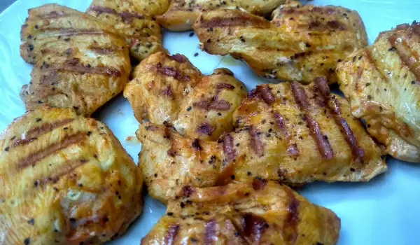 Ароматное куриное филе на сковороде-гриль