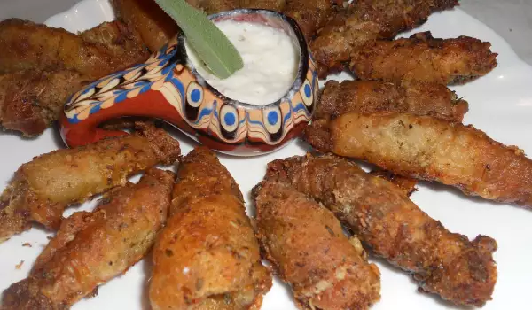Хрустящая куриная кожица в духовке