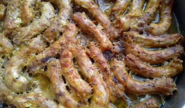 Экономные куриные шейки в духовке