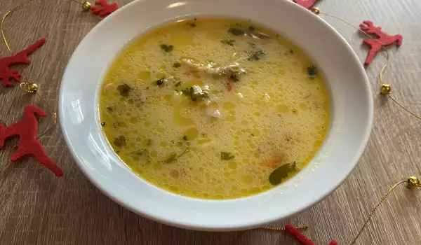 Куриный суп с рисом и картофелем