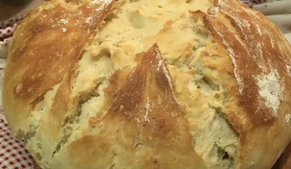Хлеб жнецов с содой и дрожжами