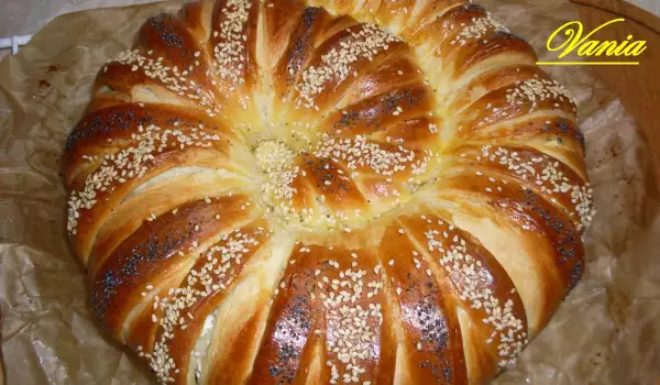 Хлеб Улитка с брынзой