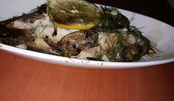 Бычки на гриле