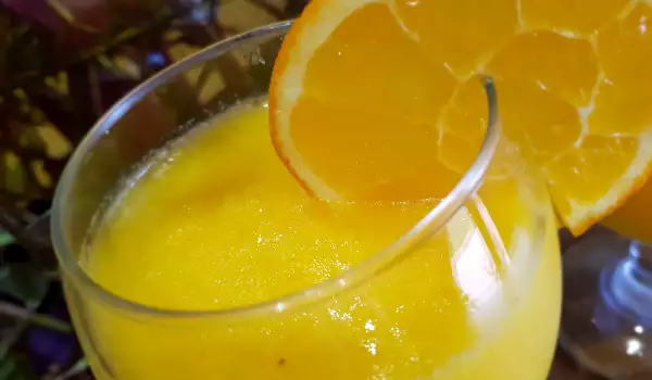 Апельсиновый сорбет с лимоном
