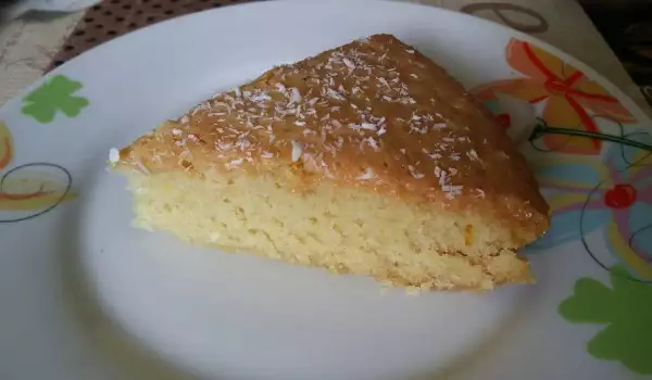 Постный лимонный кейк