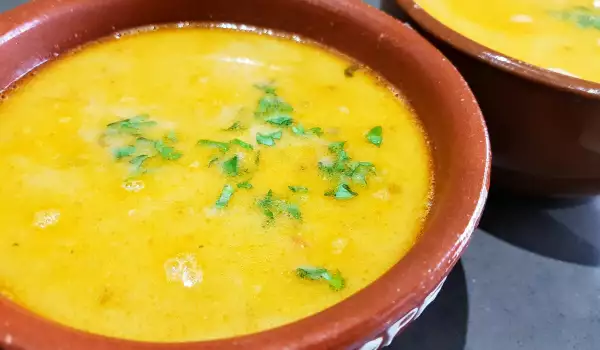 Постный картофельный суп с пастернаком