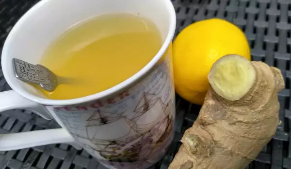 Напиток с имбирем и лимоном от кашля