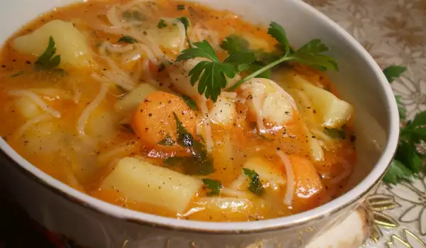 Картофельный суп из детства