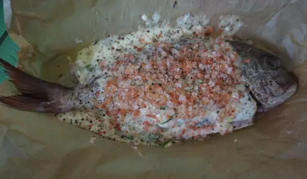 Фангри, запеченная в морской соли
