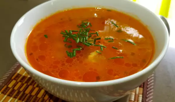 Вкусный суп из мерлузы