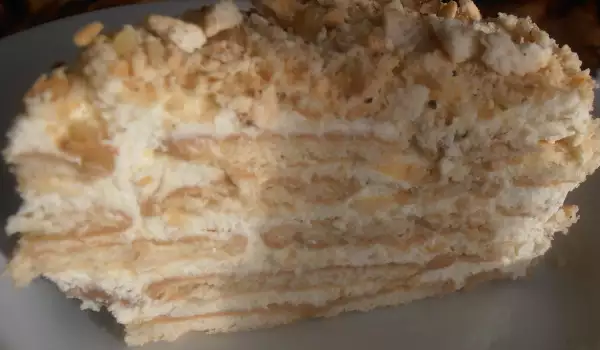 Французский деревенский торт из печенья