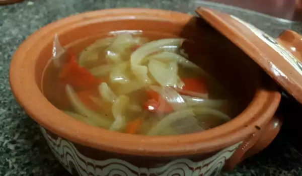 Деревенский луковый суп моей бабушки