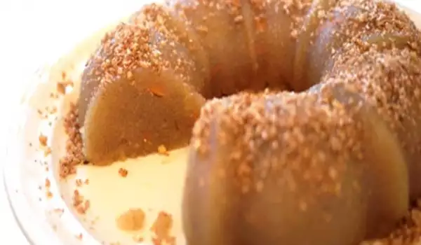 Карамелыная грис халва - десерт из манной крупы