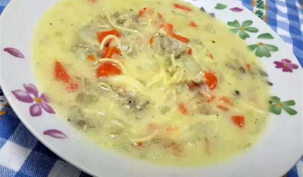 Согревающий суп из утки