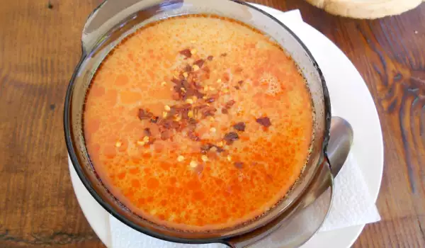 Болгарская шкембе-чорба - суп из рубца