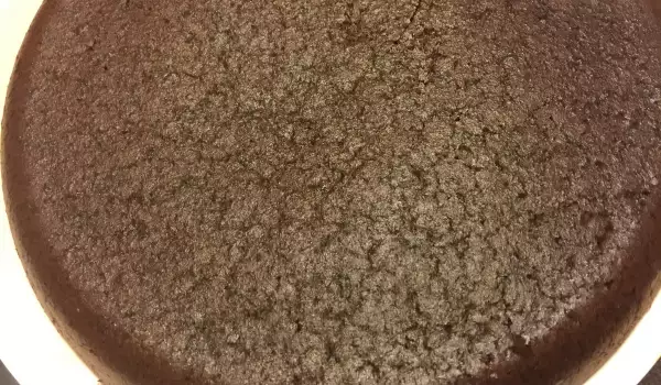 Шоколадный бисквитный корж для торта