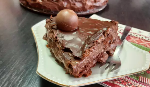 Бельгийский торт из печенья