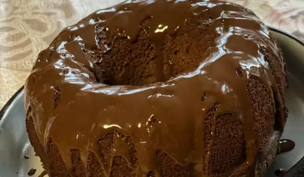 Шоколадный кекс с горьким шоколадом