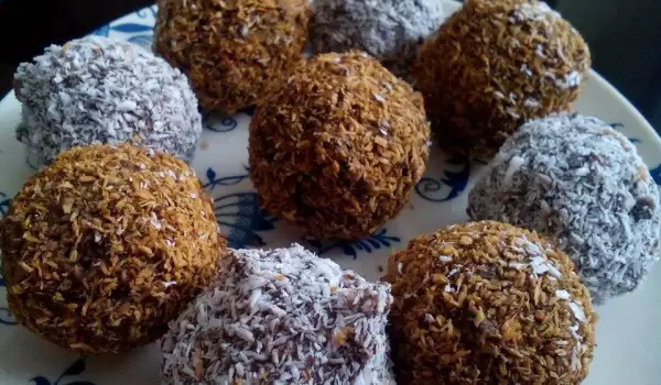 Шоколадные шарики из печенья