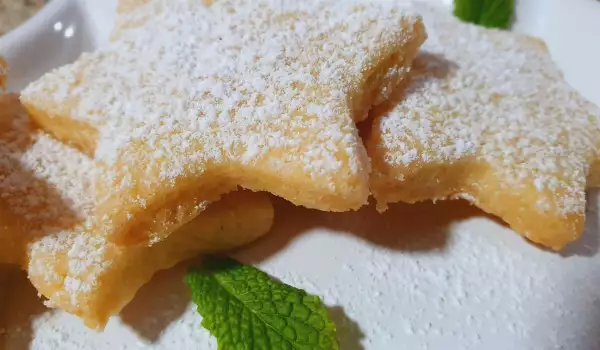Рождественское печенье из масляного теста
