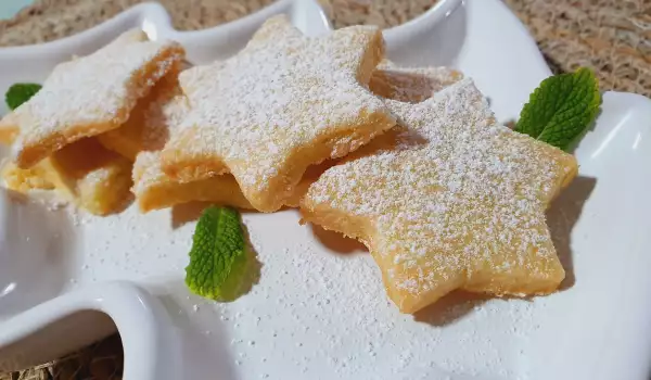 Рождественское печенье из масляного теста